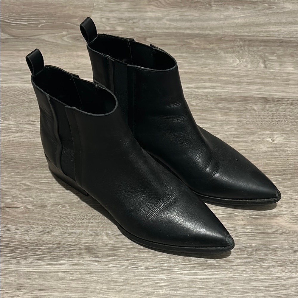 Marc Fisher Black Ankle Boots